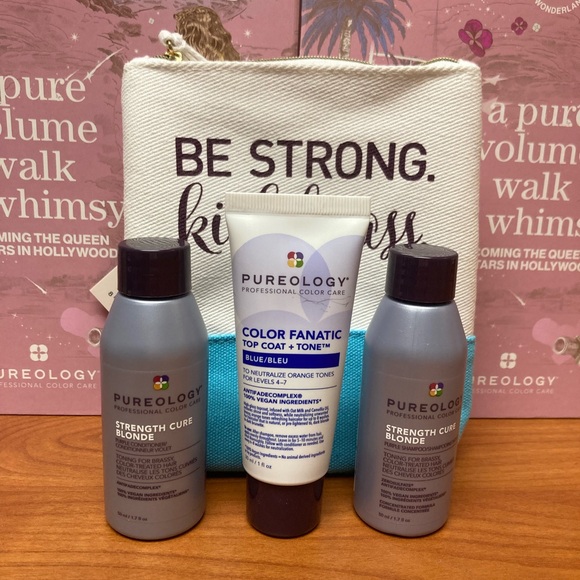 Pureology Hair Care Set & Canvas Travel Zip Bag - Picture 1 of 7